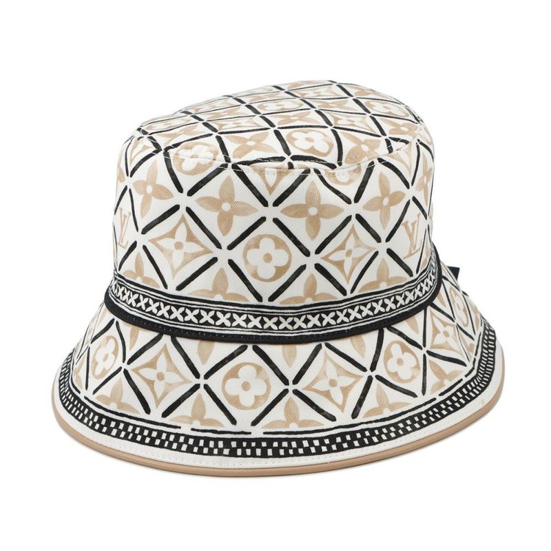 ルイヴィトン ハット モノグラム フラワータイル コットン リバーシブル M7167S LOUIS VUITTON バケットハット