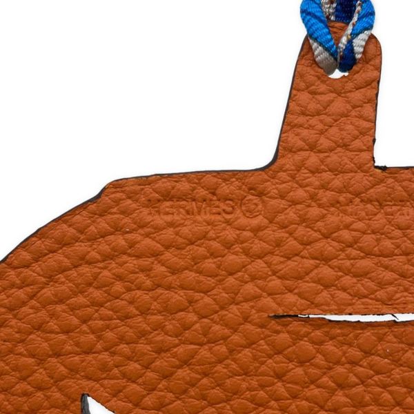 エルメス プティアッシュ ジャック オ ランタン パンプキン ショコラ/フー エプソン/トゴ HERMES チャーム