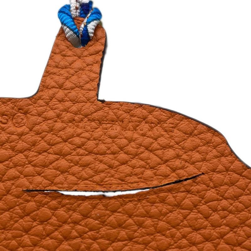 エルメス プティアッシュ ジャック オ ランタン パンプキン ショコラ/フー エプソン/トゴ HERMES チャーム