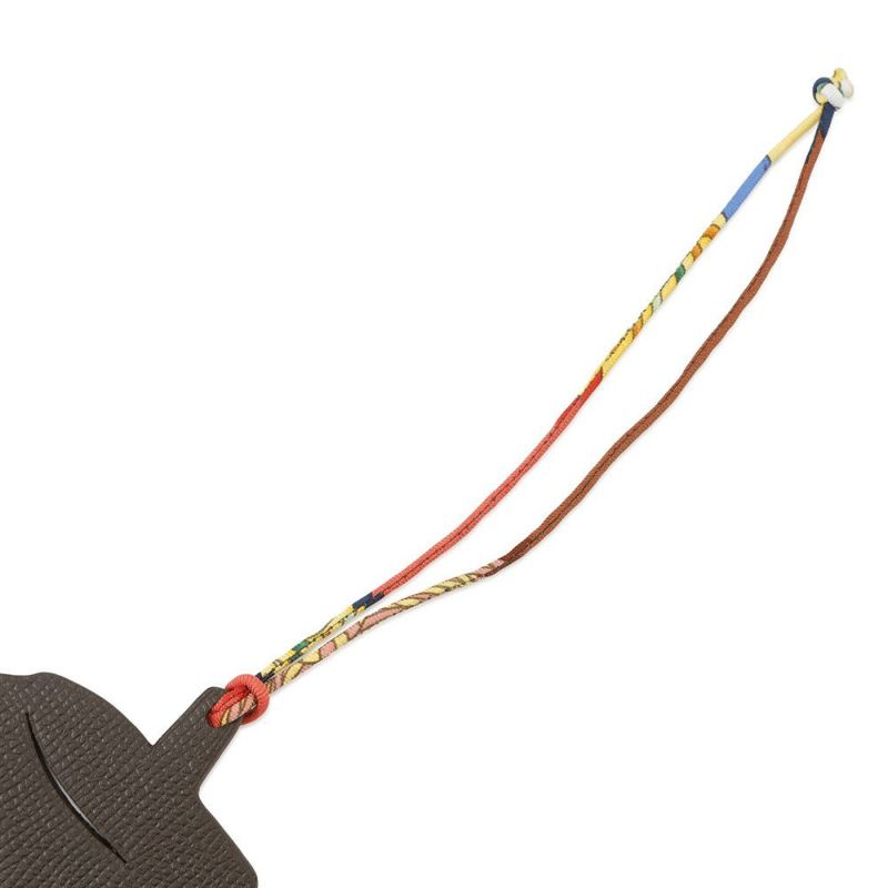 エルメス プティアッシュ ジャック オ ランタン パンプキン ショコラ/ルージュアッシュ エプソン/トゴ HERMES チャーム