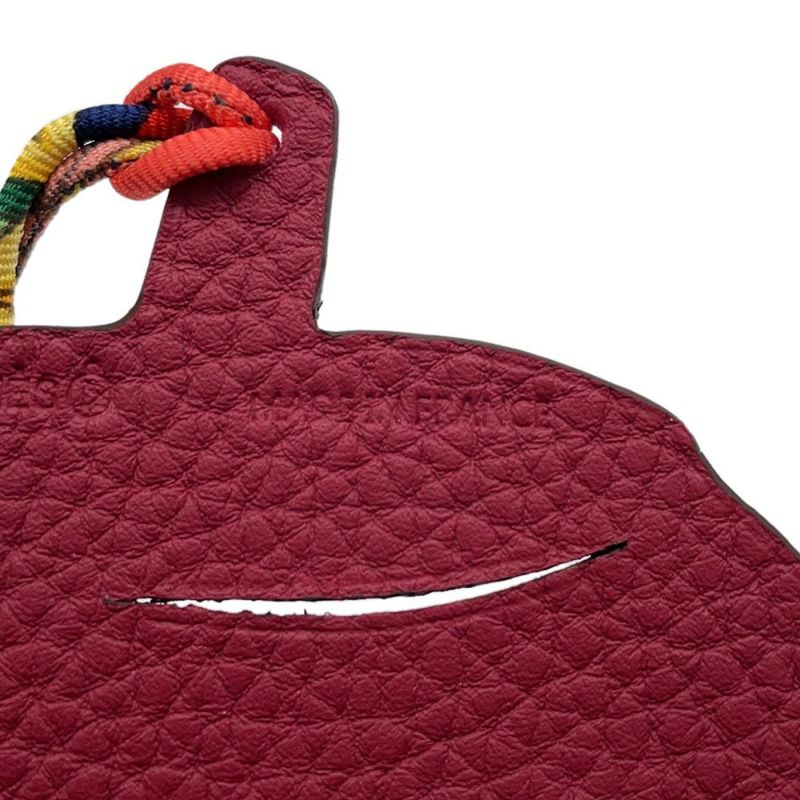 エルメス プティアッシュ ジャック オ ランタン パンプキン ショコラ/ルージュアッシュ エプソン/トゴ HERMES チャーム