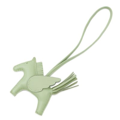 エルメス バッグチャーム ロデオPM ペガサス ジョーヌブルジョン