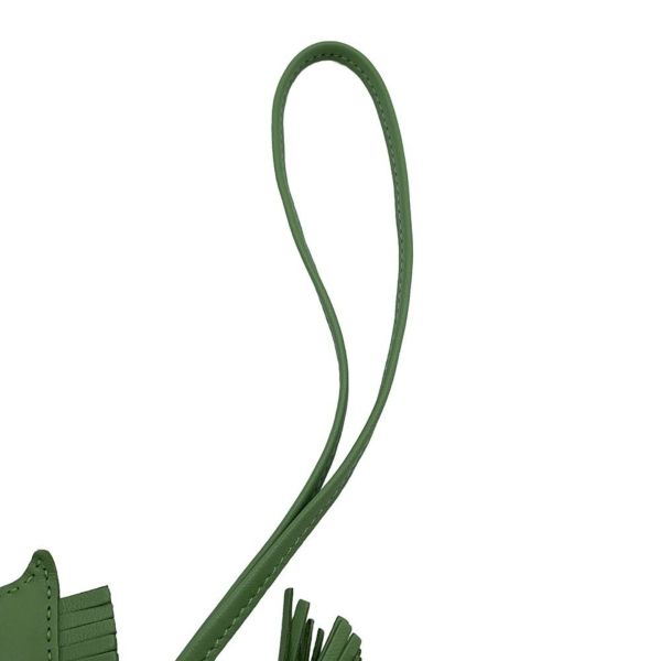 エルメス バッグチャーム ロデオPM ペガサス ヴェールクリケット ラムスキン B刻印