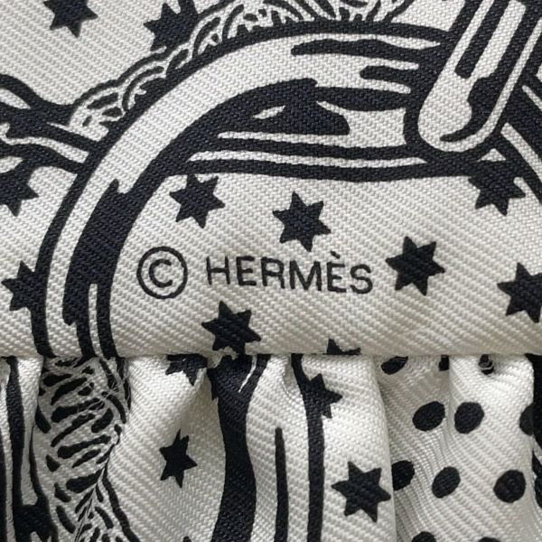 エルメス スカーフ ツイリー フリル エプロン・ドール・バンダナ Eperon d'Or Bandana 2024年春夏 白 黒