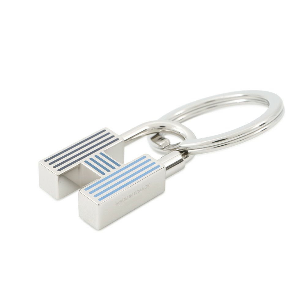 エルメス キーホルダー H カデナ クイズ キーリング カマイユドブルー HERMES チャーム