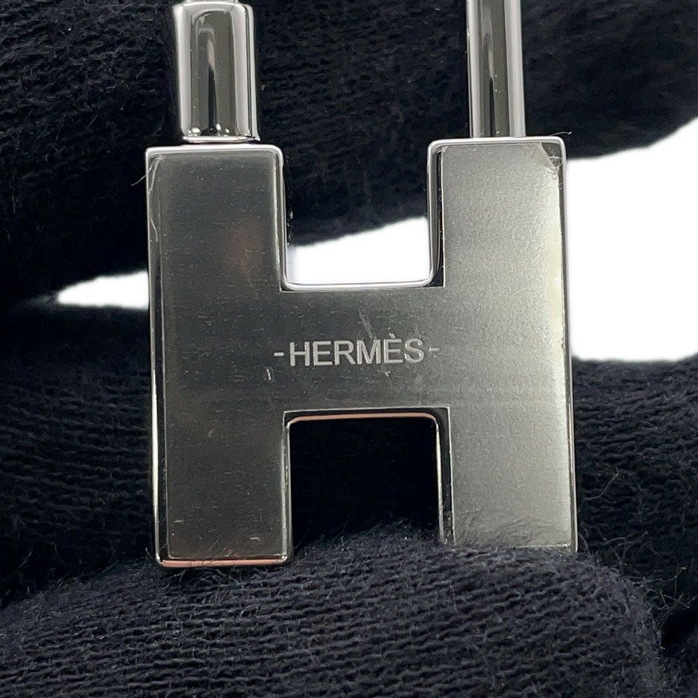 エルメス キーホルダー H カデナ クイズ キーリング カマイユドブルー HERMES チャーム
