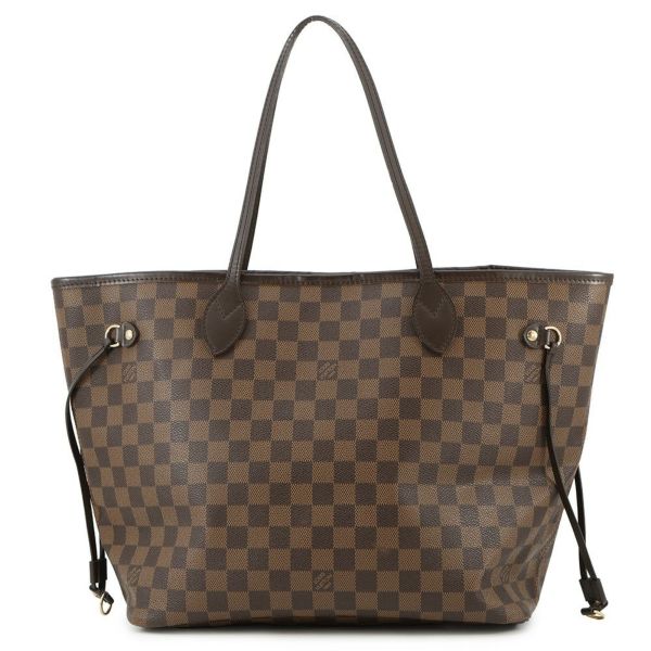 ルイヴィトン トートバッグ ダミエ・エベヌ ネヴァーフルMM ポーチ付き N41358 LOUIS VUITTON ヴィトン バッグ