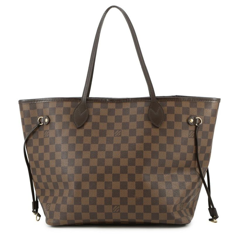 ルイヴィトン トートバッグ ダミエ・エベヌ ネヴァーフルMM ポーチ付き N41358 LOUIS VUITTON ヴィトン バッグ