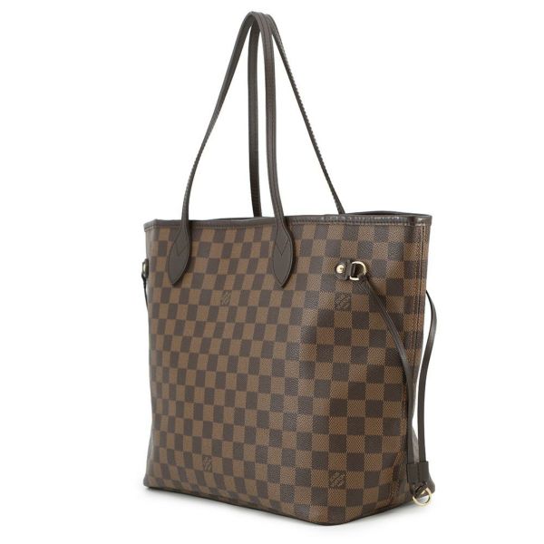 ルイヴィトン トートバッグ ダミエ・エベヌ ネヴァーフルMM ポーチ付き N41358 LOUIS VUITTON ヴィトン バッグ