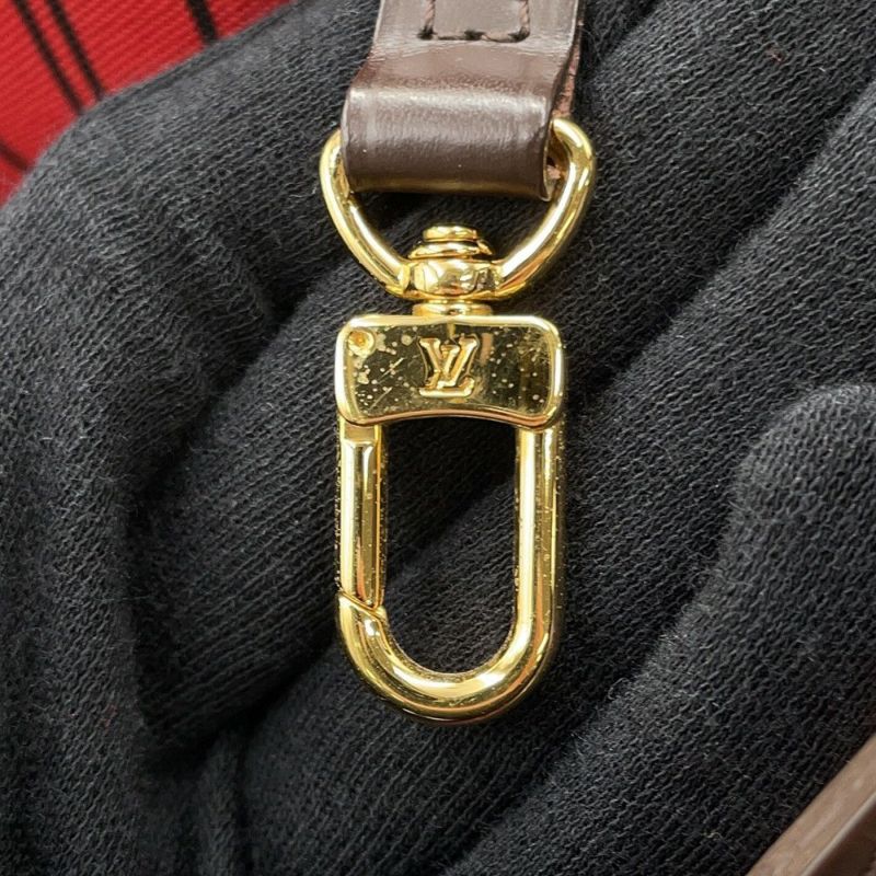 ルイヴィトン トートバッグ ダミエ・エベヌ ネヴァーフルMM ポーチ付き N41358 LOUIS VUITTON ヴィトン バッグ