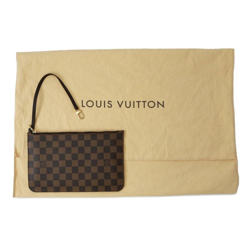 ルイヴィトン トートバッグ ダミエ・エベヌ ネヴァーフルMM ポーチ付き N41358 LOUIS VUITTON ヴィトン バッグ