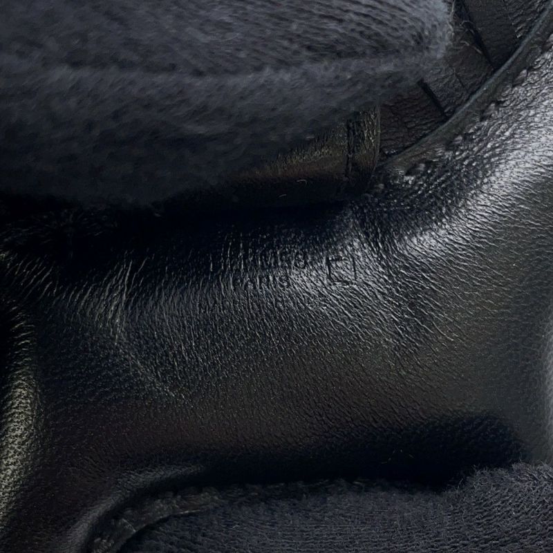 エルメス バッグチャーム ロデオ PM タッチ ブラック ラムスキン/アリゲーターマット Z刻印 HERMES 黒