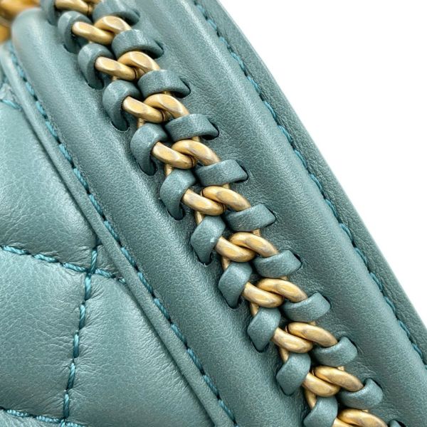 シャネル チェーンショルダーバッグ ボーイシャネル マトラッセ ココマーク トップハンドル A94805 CHANEL