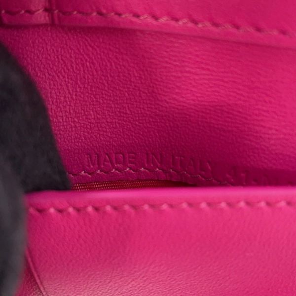 クリスチャン・ディオール 三つ折り財布 レディディオール ロータスウォレット カナージュ S0181ONMJ ラムスキン