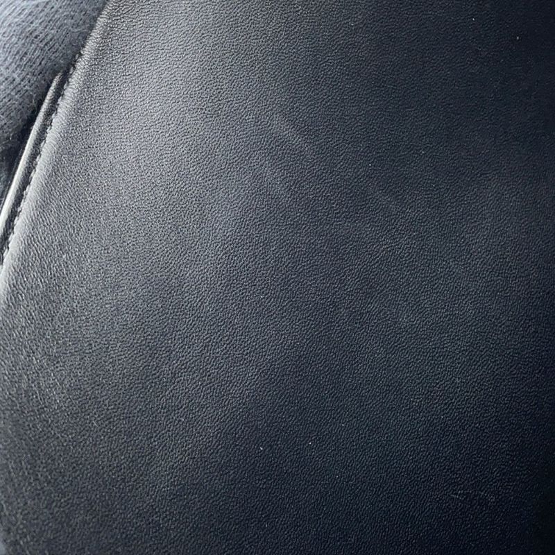 シャネル チェーンショルダーバッグ マトラッセ ココマーク ムートン ラムスキン A92592 CHANEL 黒