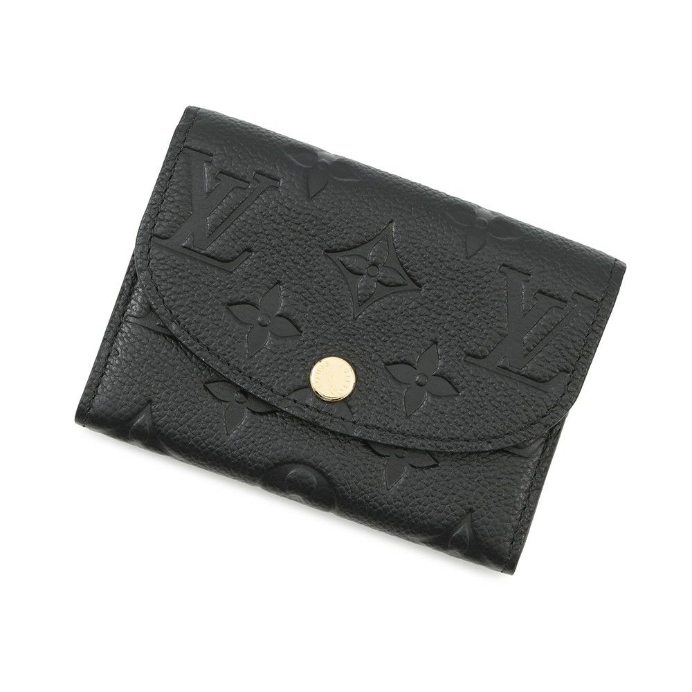 ルイヴィトン コインケース モノグラム・アンプラント ポルトモネ・ロザリ M81455 LOUIS VUITTON 黒 小銭入れ