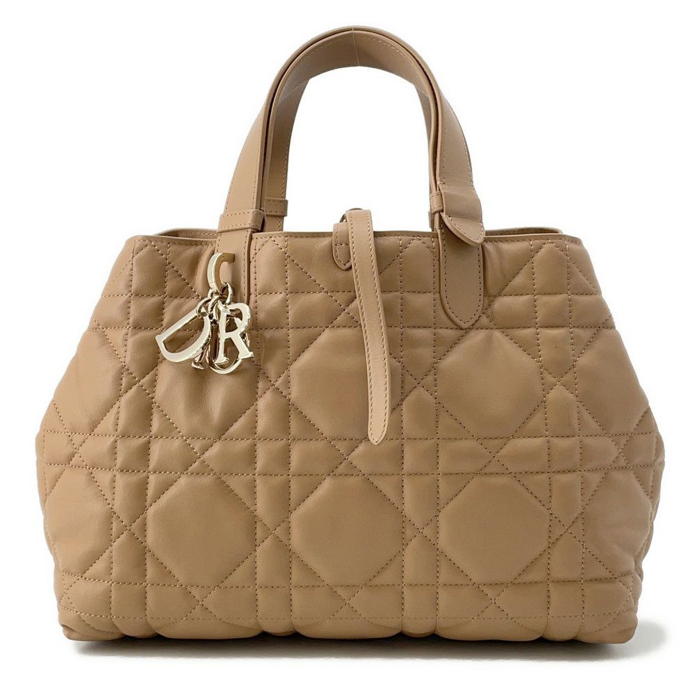 ディオール ハンドバッグ トゥジュール マクロカナージュ ミディアム カーフレザー M2821OSHJ_M53U ブラウン 2way