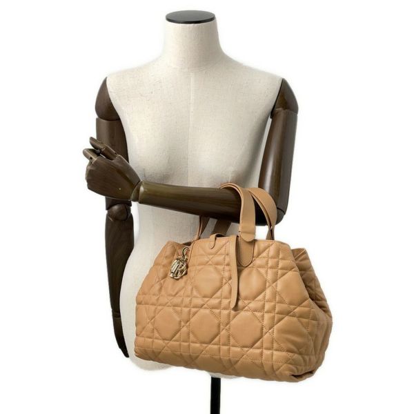 ディオール ハンドバッグ トゥジュール マクロカナージュ ミディアム カーフレザー M2821OSHJ_M53U ブラウン 2way