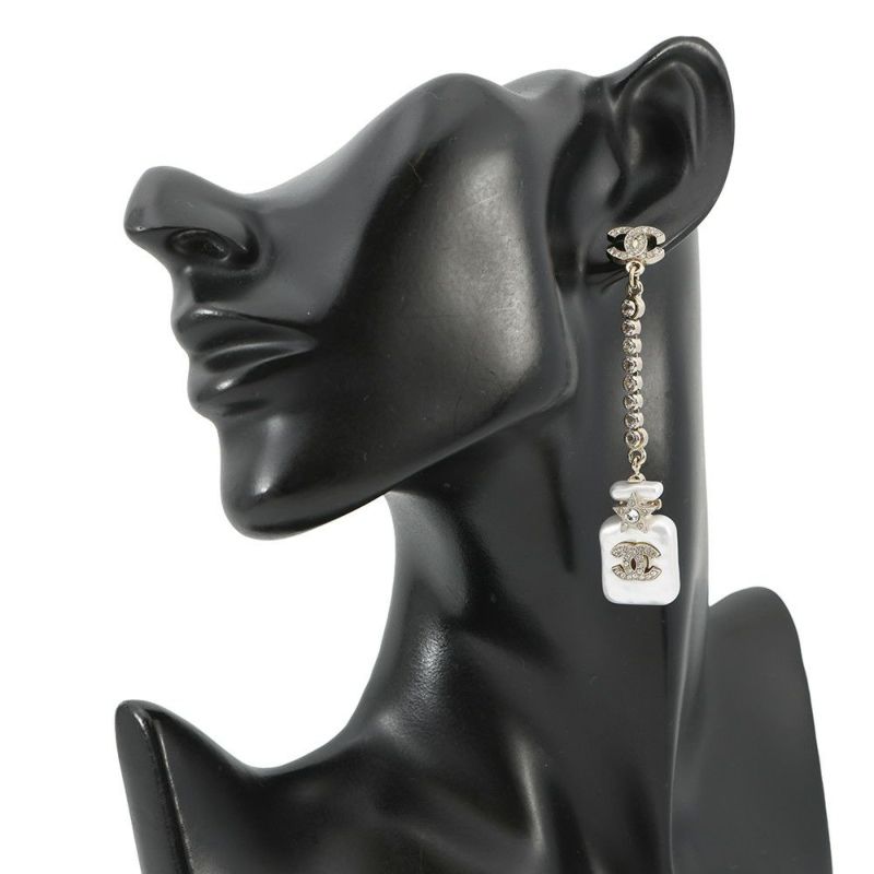 シャネル ピアス パフューム ボトル スイング ラインストーン ココマーク B23 S CHANEL アクセサリー