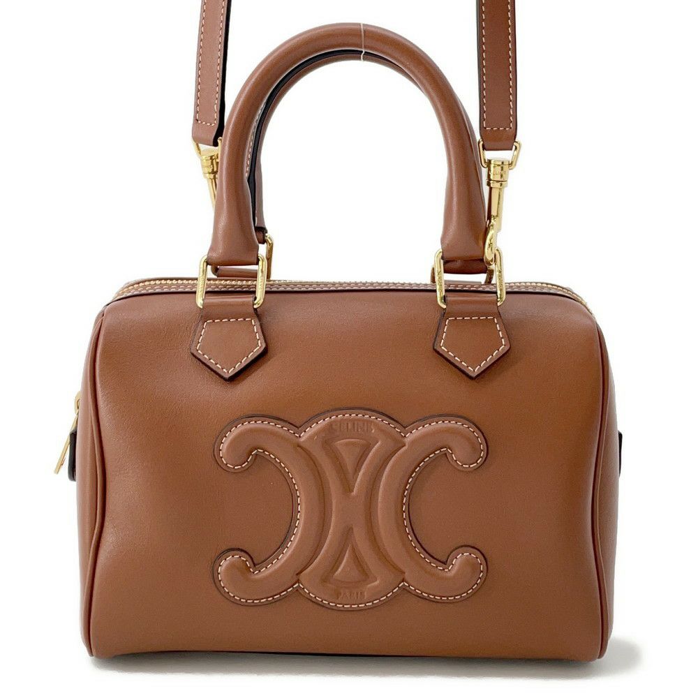 セリーヌ ハンドバッグ トリオンフ スモール ボストン 197583DU3.04LU CELINE 2way