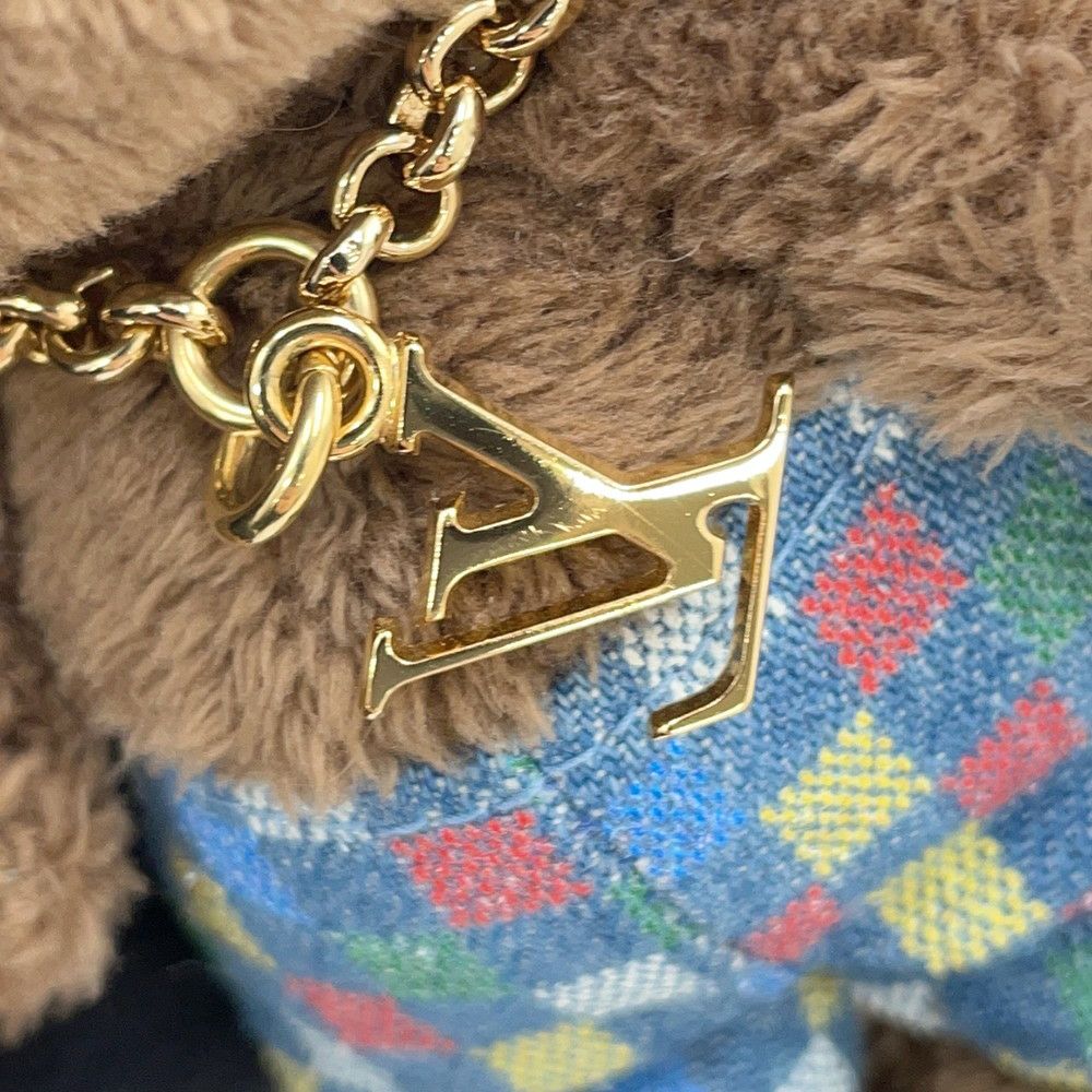 ルイヴィトン バッグチャーム LV ルイ ベア フェイクファー M03178 LOUIS VUITTON