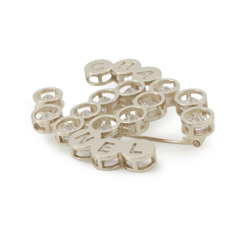 シャネル ブローチ ココマーク メタル ラインストーン B24B CHANEL アクセサリー