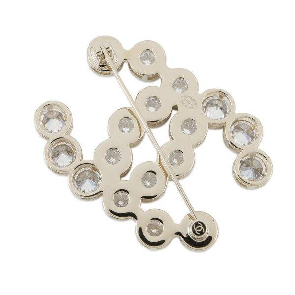 シャネル ブローチ ココマーク メタル ラインストーン B24B CHANEL アクセサリー