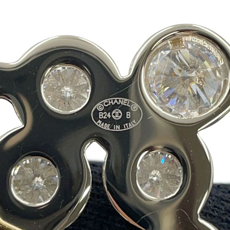シャネル ブローチ ココマーク メタル ラインストーン B24B CHANEL アクセサリー