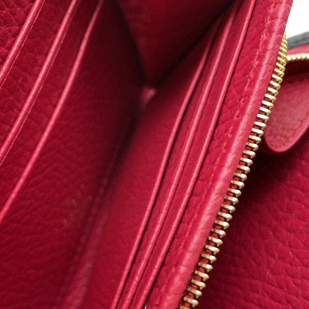 グッチ二つ折り財布 ダブルG ミディアム ウォレット レザー 598587 GUCCI 日本限定 黒