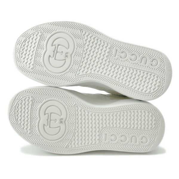 グッチ スニーカー インターロッキングG GGスプリーム レディースサイズ34 1/2 700775 GUCCI 靴 白