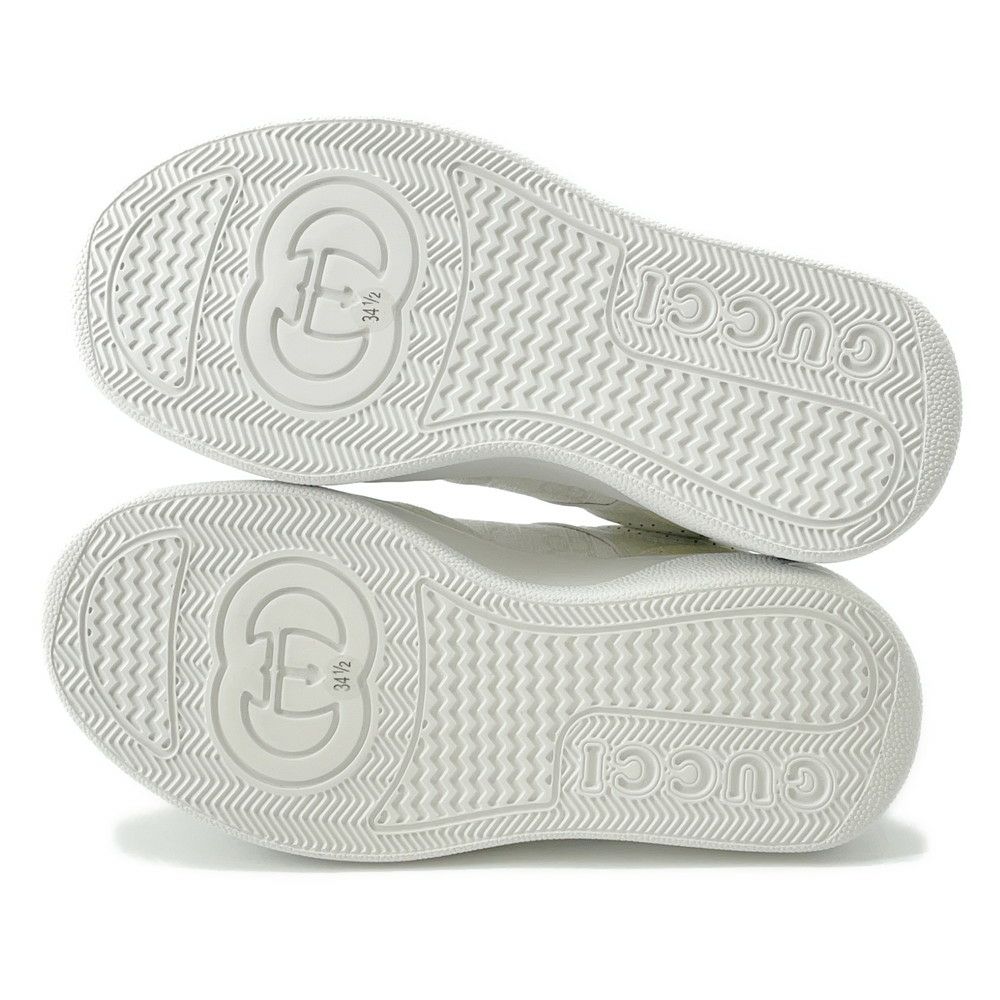 グッチ スニーカー インターロッキングG GGスプリーム レディースサイズ34 1/2 700775 GUCCI 靴 白