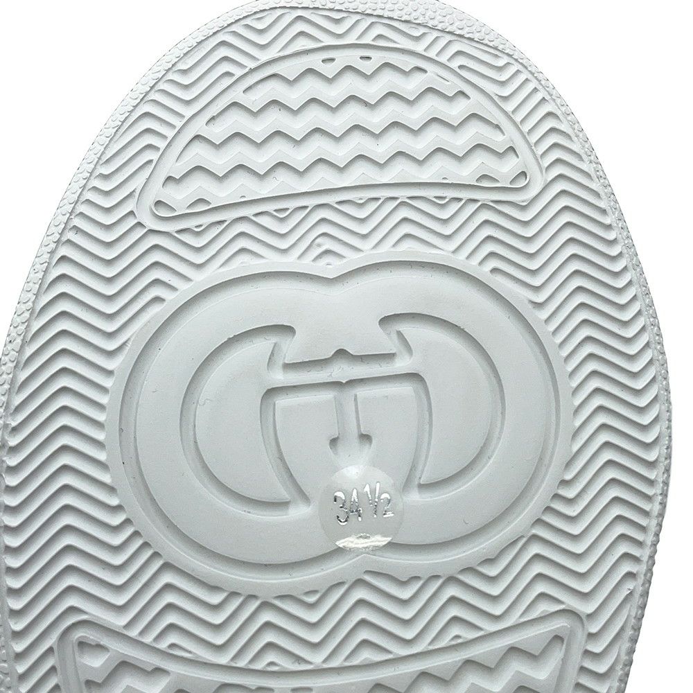 グッチ スニーカー インターロッキングG GGスプリーム レディースサイズ34 1/2 700775 GUCCI 靴 白