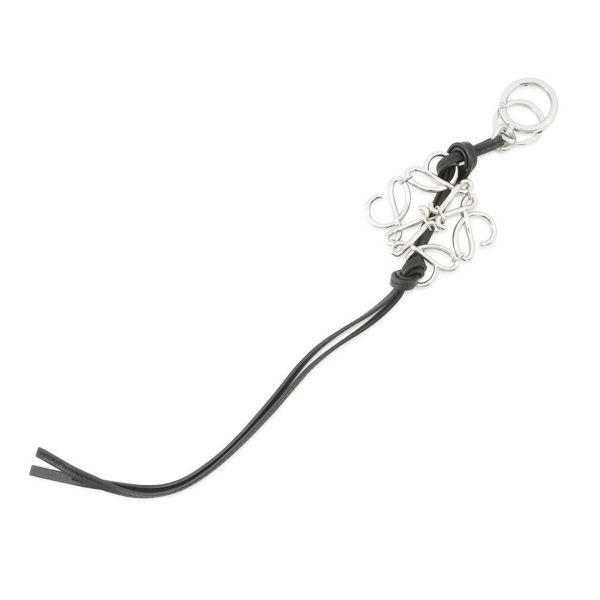 ロエベ バッグチャーム アナグラム レザー C821232X02 LOEWE 黒