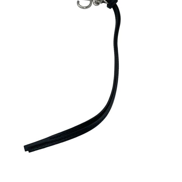 ロエベ バッグチャーム アナグラム レザー C821232X02 LOEWE 黒