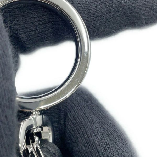 ロエベ バッグチャーム アナグラム レザー C821232X02 LOEWE 黒