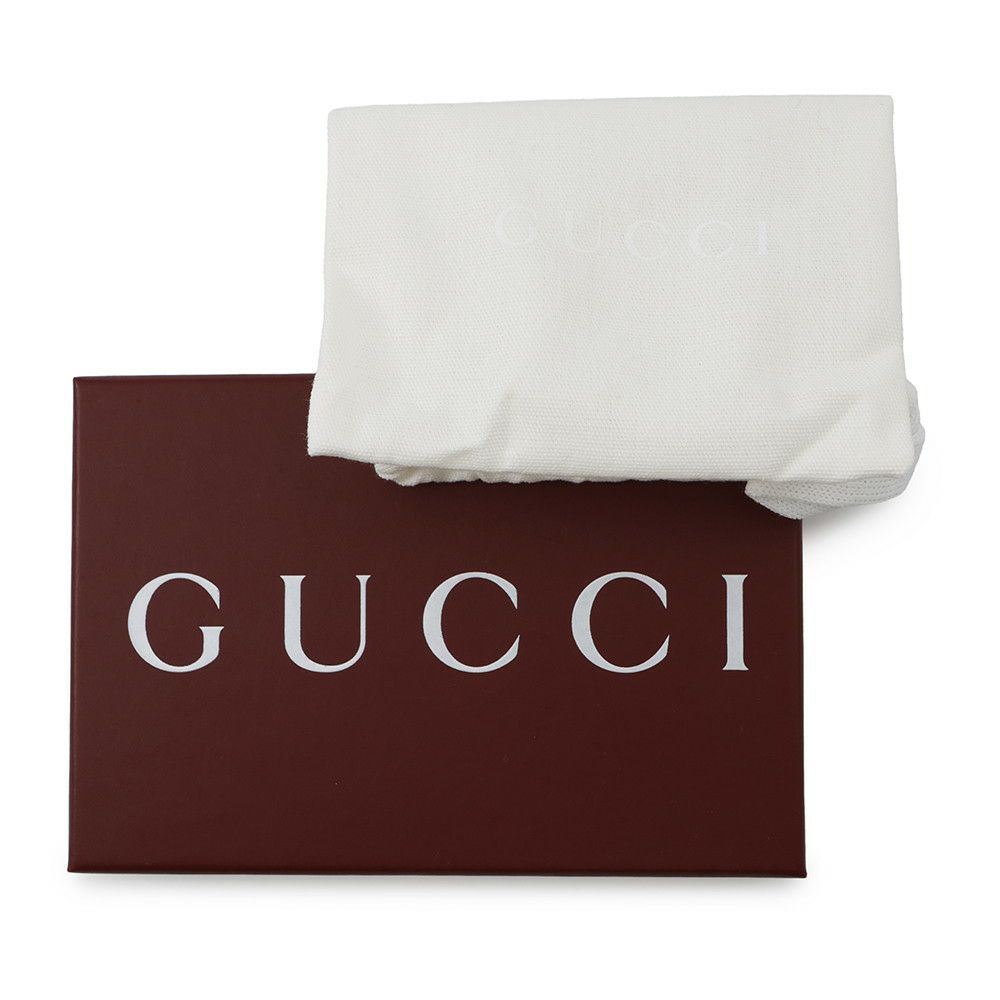 グッチ キーケース GGスプリーム ダブルG バイカラー 6連 レザー 456118 GUCCI 黒