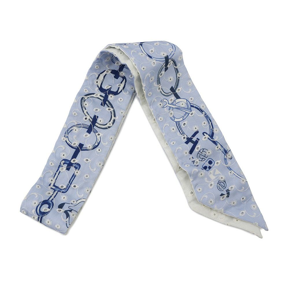 エルメス スカーフ ツイリー ド・レ・ブックル・ブロデリー・アングレーズDo Re Boucles Broderie Anglaise 2023春夏