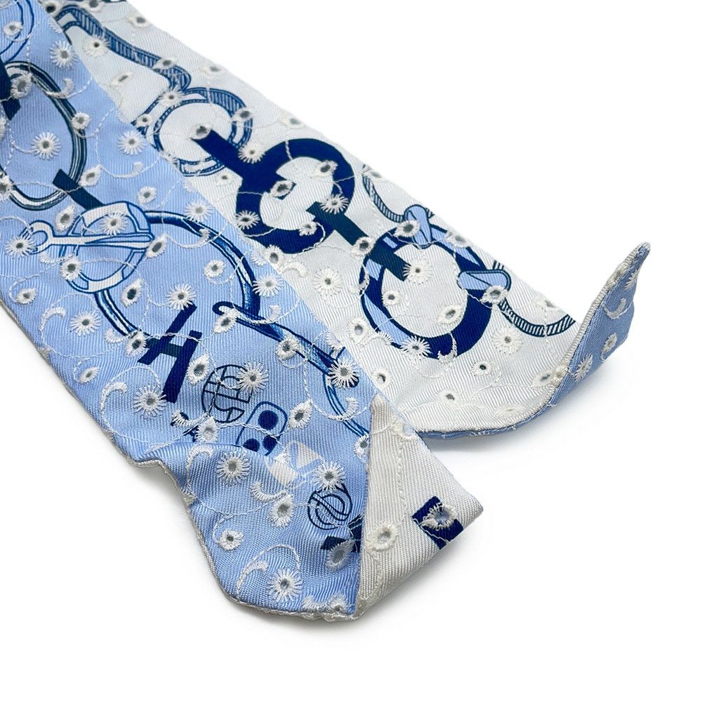 エルメス スカーフ ツイリー ド・レ・ブックル・ブロデリー・アングレーズDo Re Boucles Broderie Anglaise 2023春夏