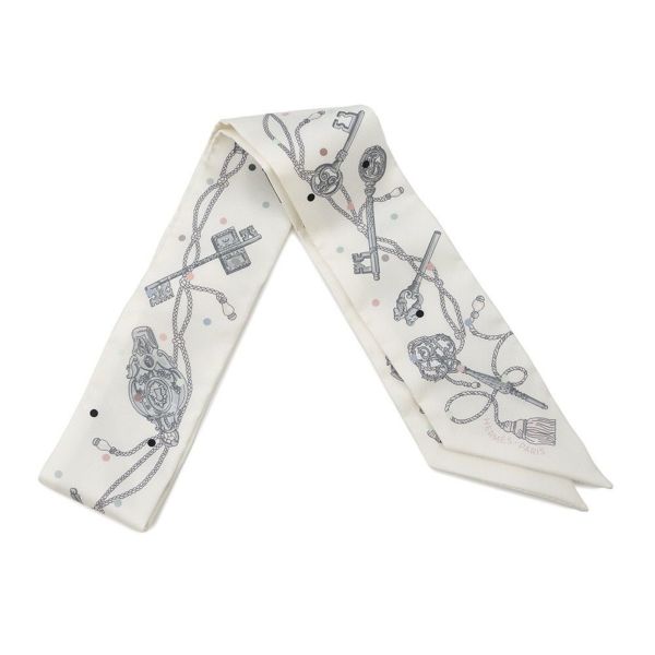 エルメス スカーフ ツイリー レクレアポア Les Cles a Pois HERMES シルクツイル 2022年春夏