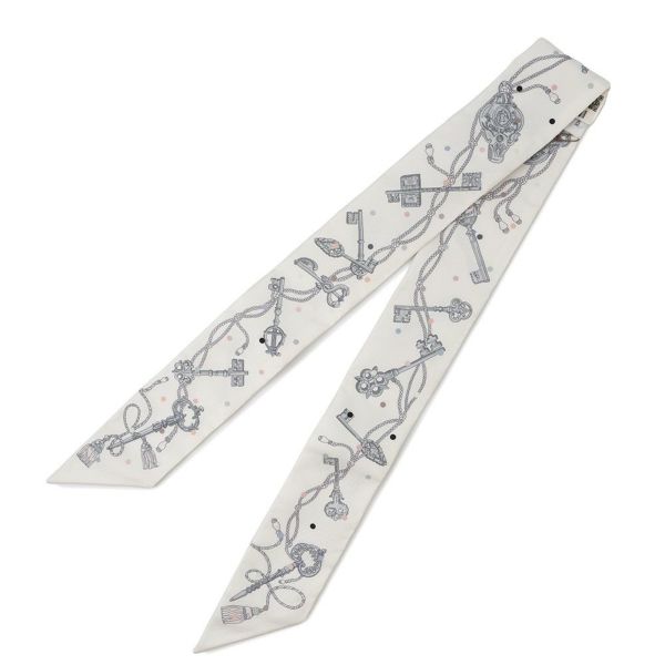 エルメス スカーフ ツイリー レクレアポア Les Cles a Pois HERMES シルクツイル 2022年春夏