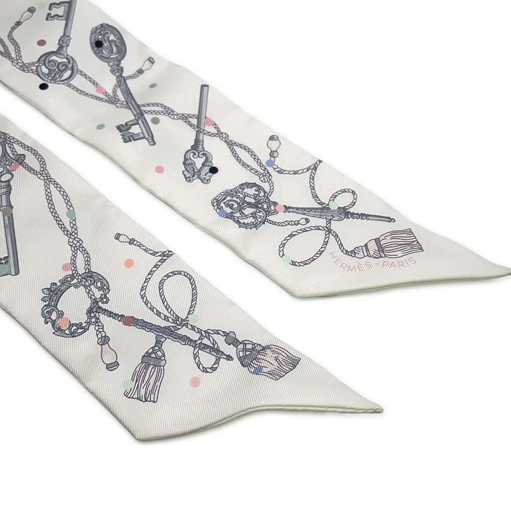 エルメス スカーフ ツイリー レクレアポア Les Cles a Pois HERMES シルクツイル 2022年春夏