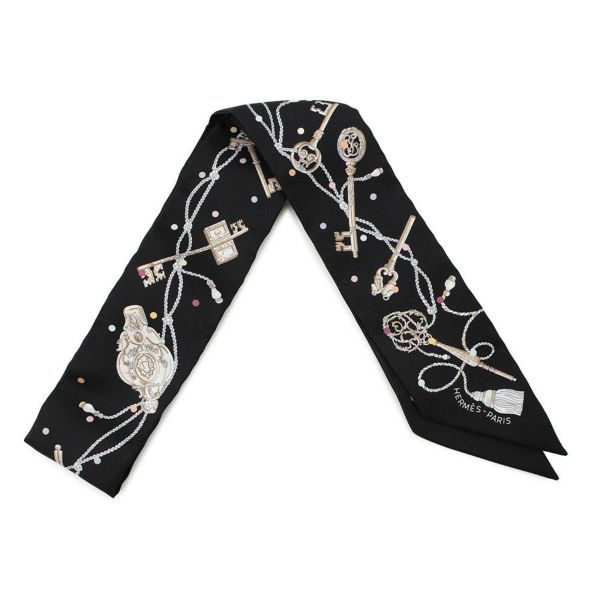 エルメス スカーフ ツイリー レクレアポア Les Cles a Pois HERMES シルクツイル 2022年春夏