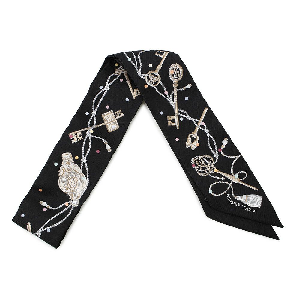 エルメス スカーフ ツイリー レクレアポア Les Cles a Pois HERMES シルクツイル 2022年春夏