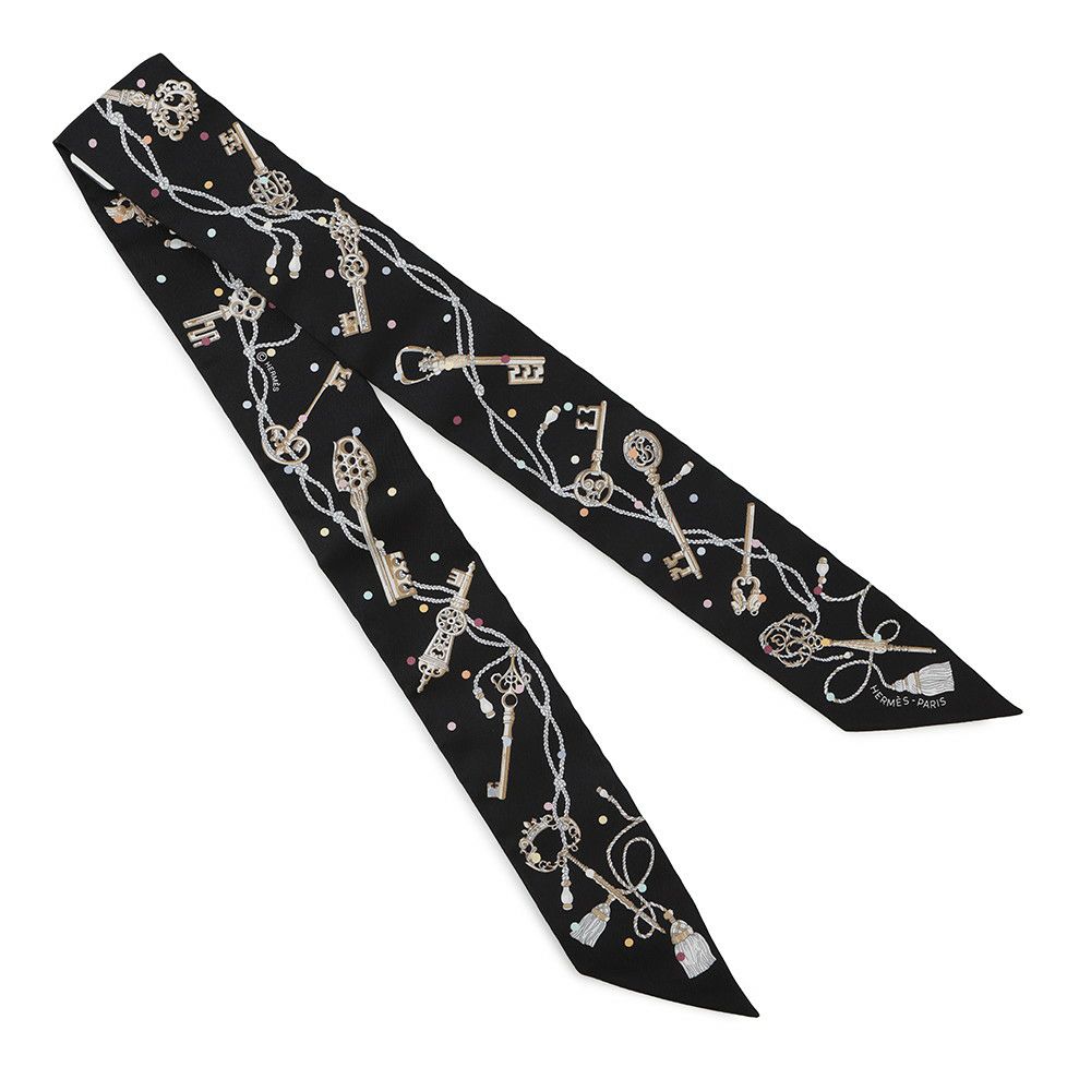 エルメス スカーフ ツイリー レクレアポア Les Cles a Pois HERMES シルクツイル 2022年春夏