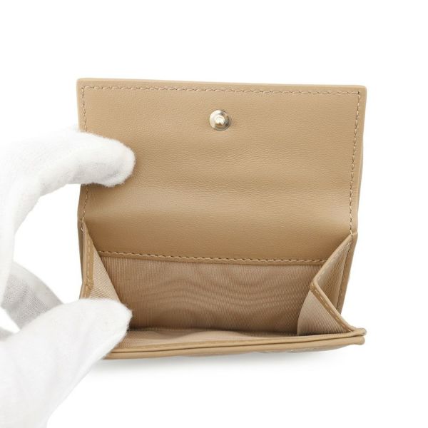 クリスチャン・ディオール 三つ折り財布 レディディオール ロータスウォレット S0181ONMJ Christian Dior ブラウン