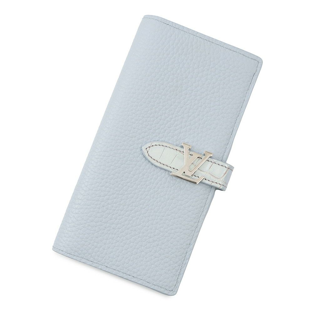 ルイヴィトン 長財布 トリヨンレザー クロコダイル LV ヴェルティカル ウォレット LOUIS VUITTON