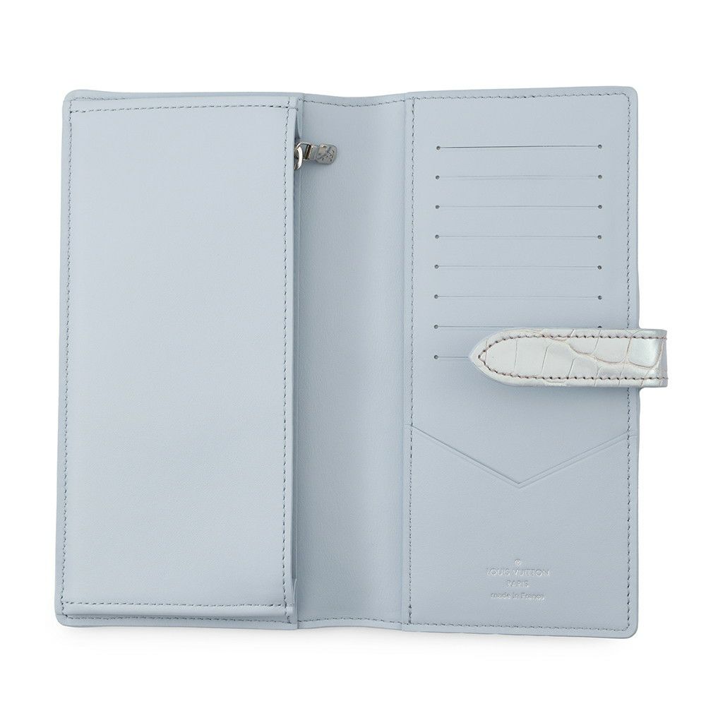 ルイヴィトン 長財布 トリヨンレザー クロコダイル LV ヴェルティカル ウォレット LOUIS VUITTON