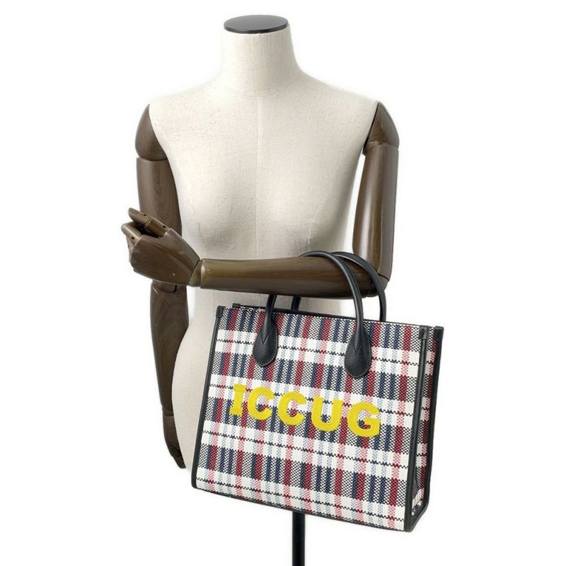 グッチ トートバッグ エンブロイダリー チェック  スモール 659983 GUCCI バッグ 2wayショルダーバッグ