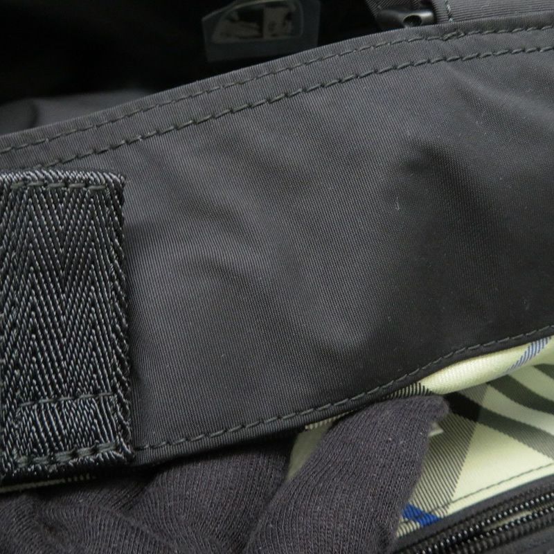 バーバリー トートバッグ シールドフィールド チェック ナイロン 8098118 BURBERRY バッグ 黒