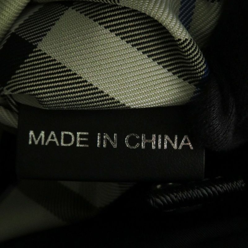 バーバリー トートバッグ シールドフィールド チェック ナイロン 8098118 BURBERRY バッグ 黒